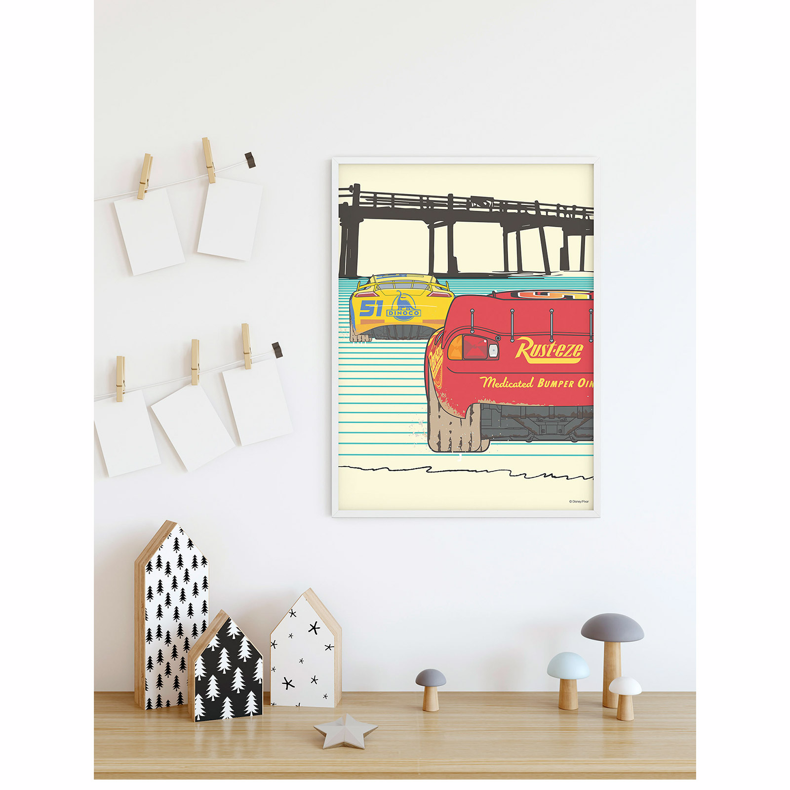 Wandbild CARS - bunt - 50x70 cm