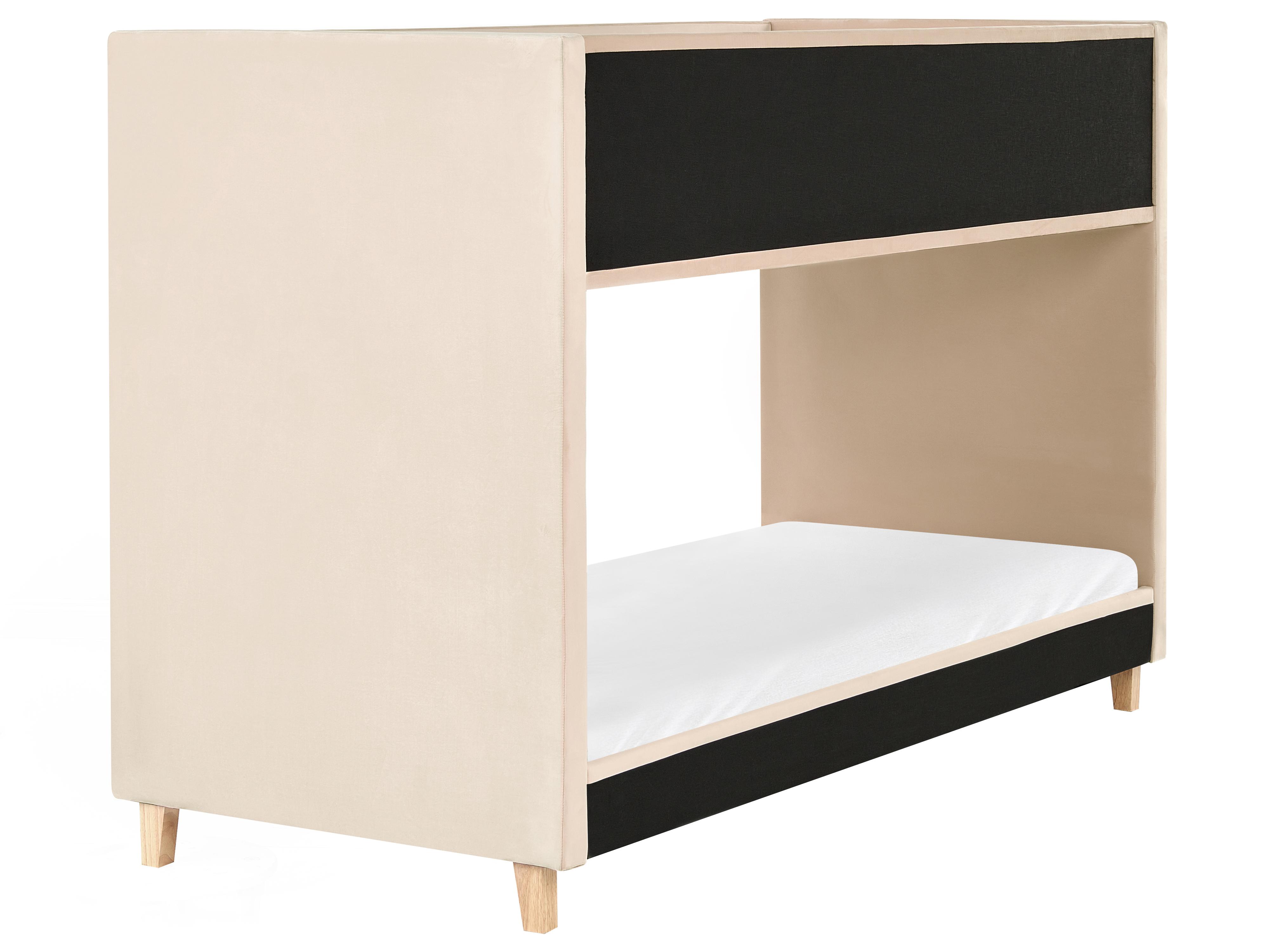 Hoogslaper Fluweel CHOCQUES 90 x 200 cm Lichtbeige