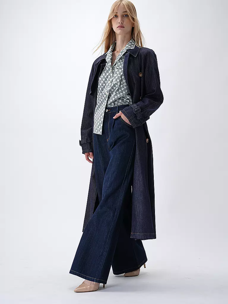 OFFICINE GENERALE Jeans Wide Leg MOENA dunkelblau
