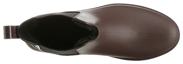 Rieker Chelseaboots  , Gummistiefelette, Schlupfboots, Blockabsatz, zum Reinschlüpfen