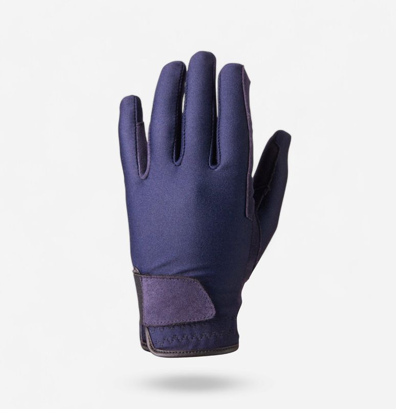Paardrijhandschoenen - Blauw - Basic - Voor Kinderen