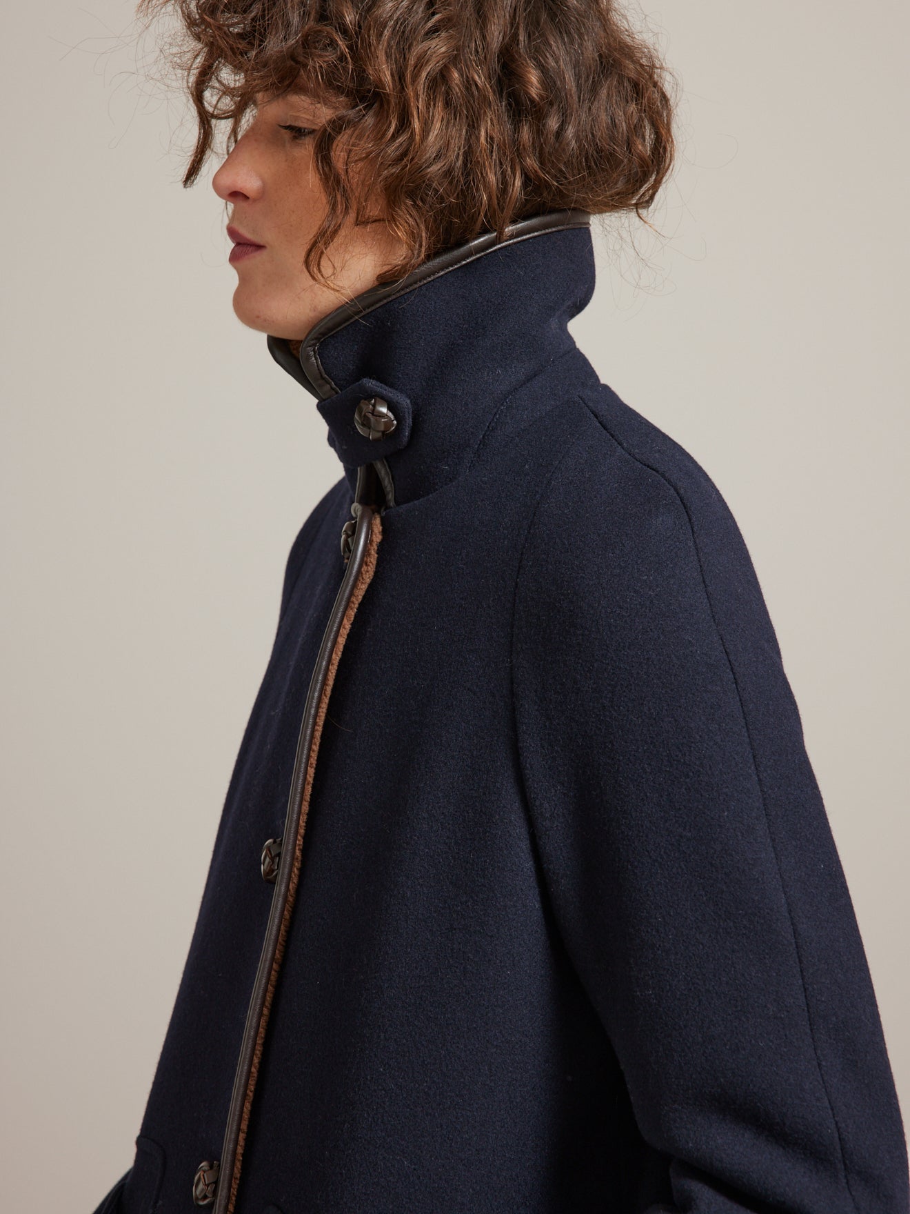 Manteau gansé intérieur sherpa femme