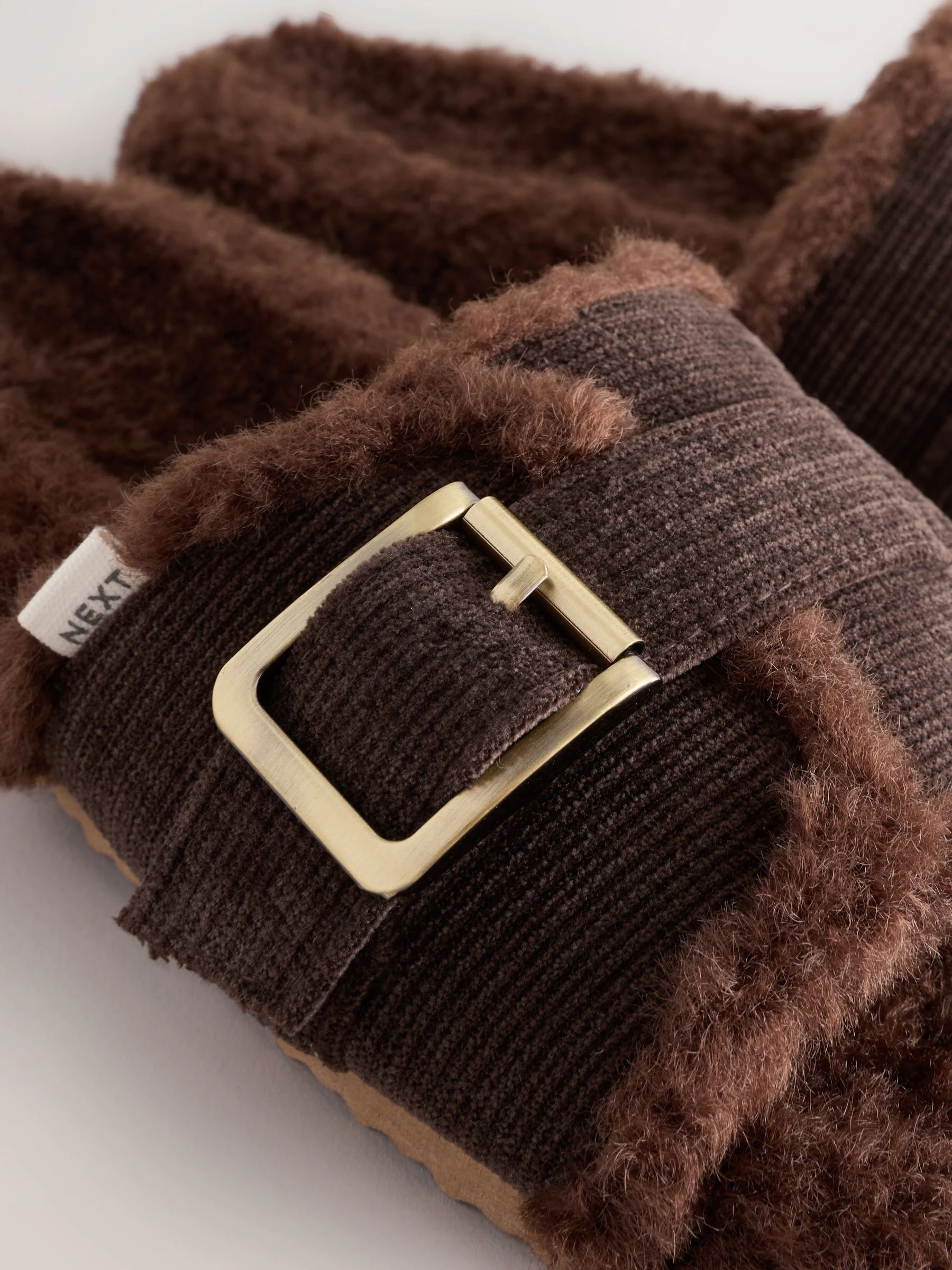 Chocoladebruin - Borg Slipper Pantoffels