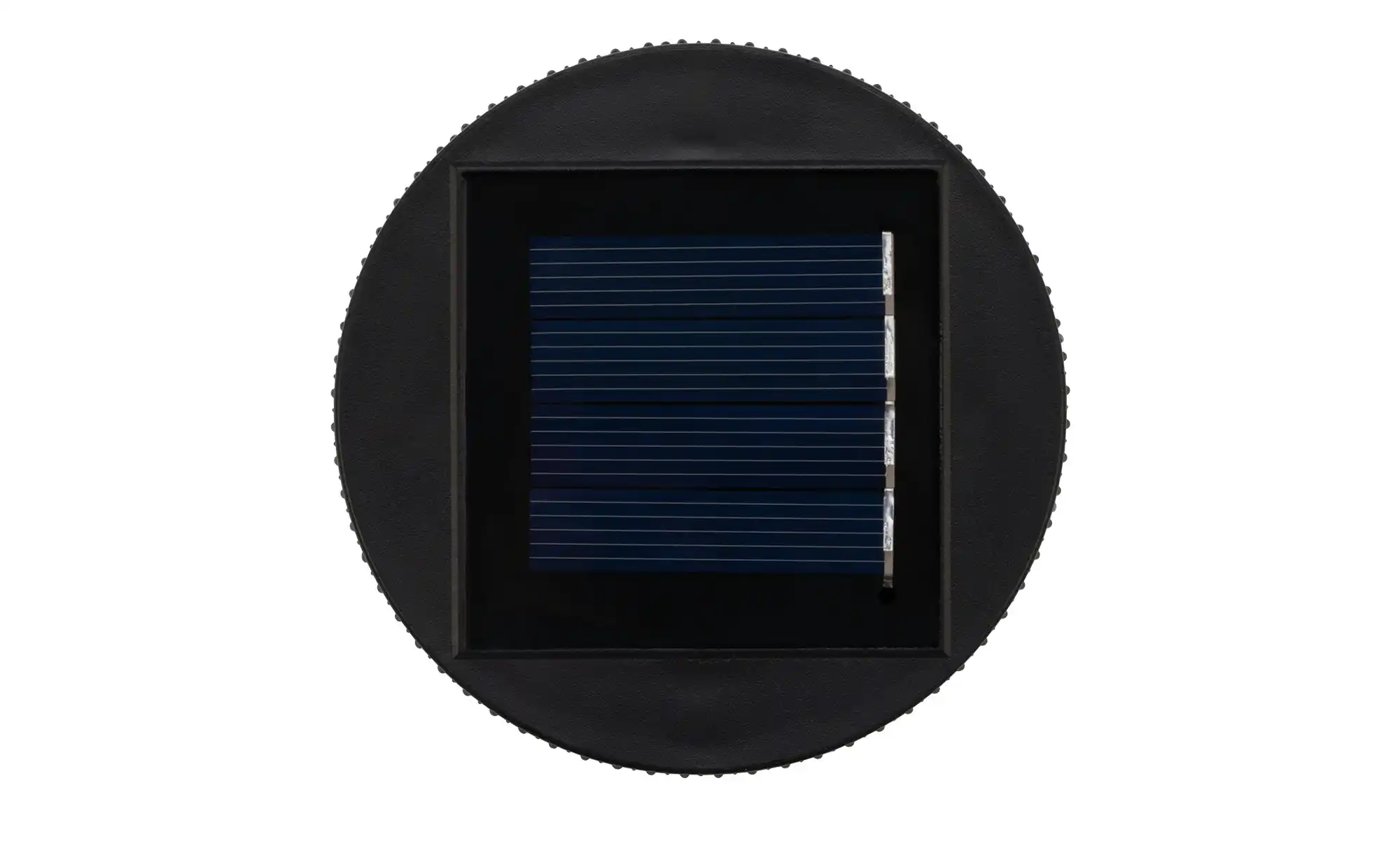 LED-Solar-Spieß, schwarz mit Glaskugel