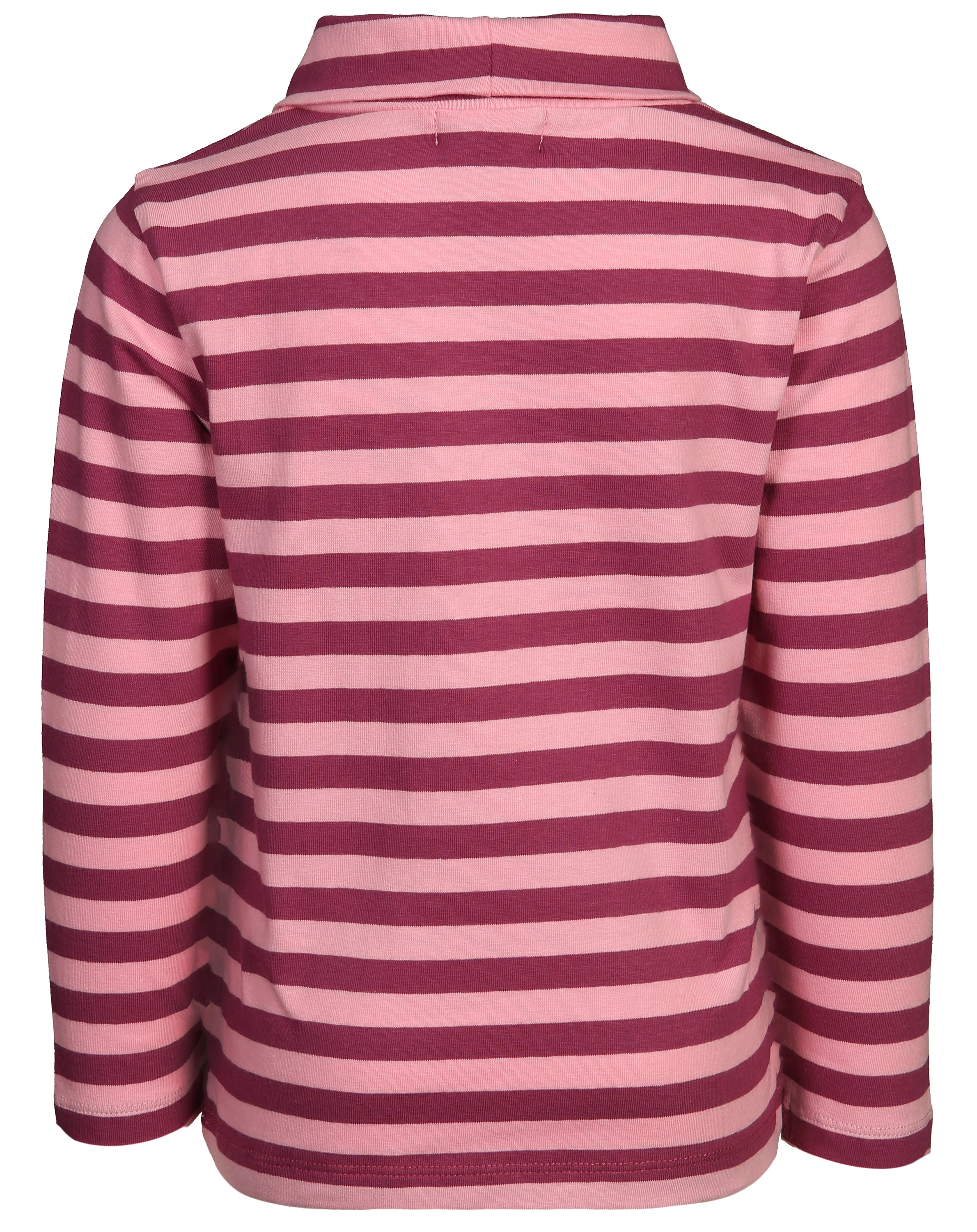 Langarmshirt KLEINE STERNSCHNUPPE mit Rollkragen in dunkelrot/rosa