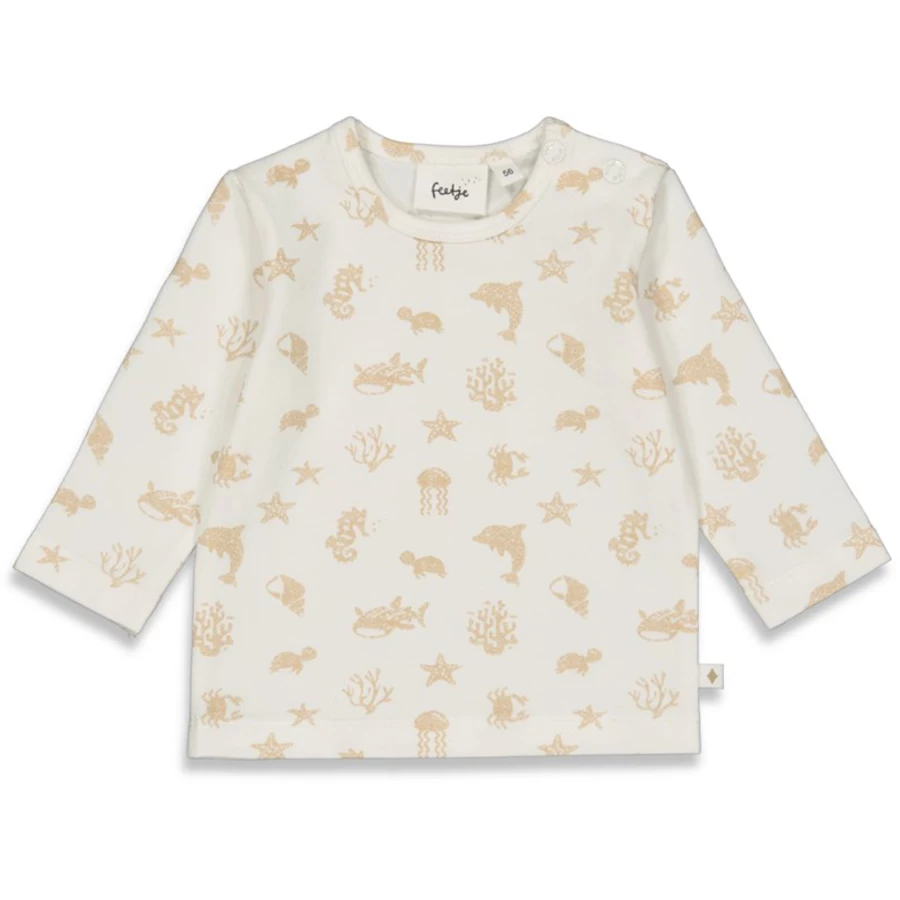Feetje Langarmshirt Ocean Child Natur