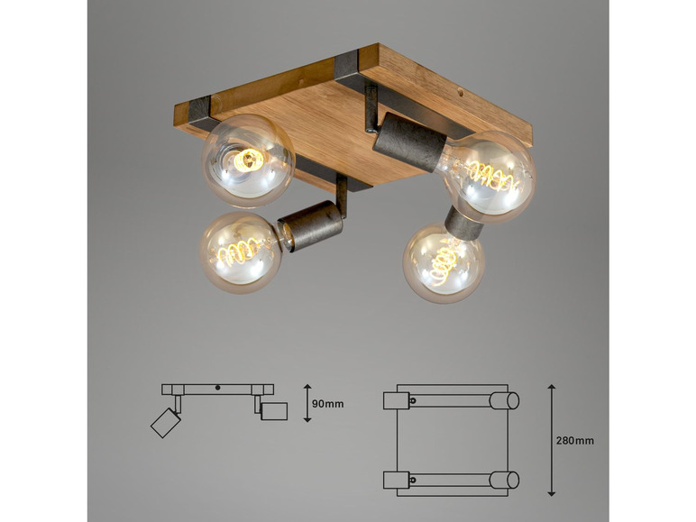 Wand- en plafondlamp