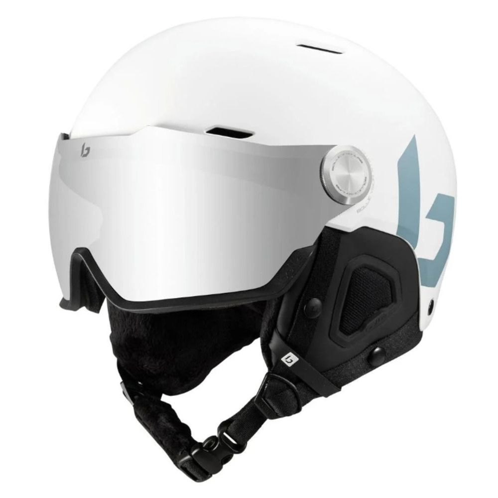 Bolle MIGHT VISOR - Casque ski offwhite matte