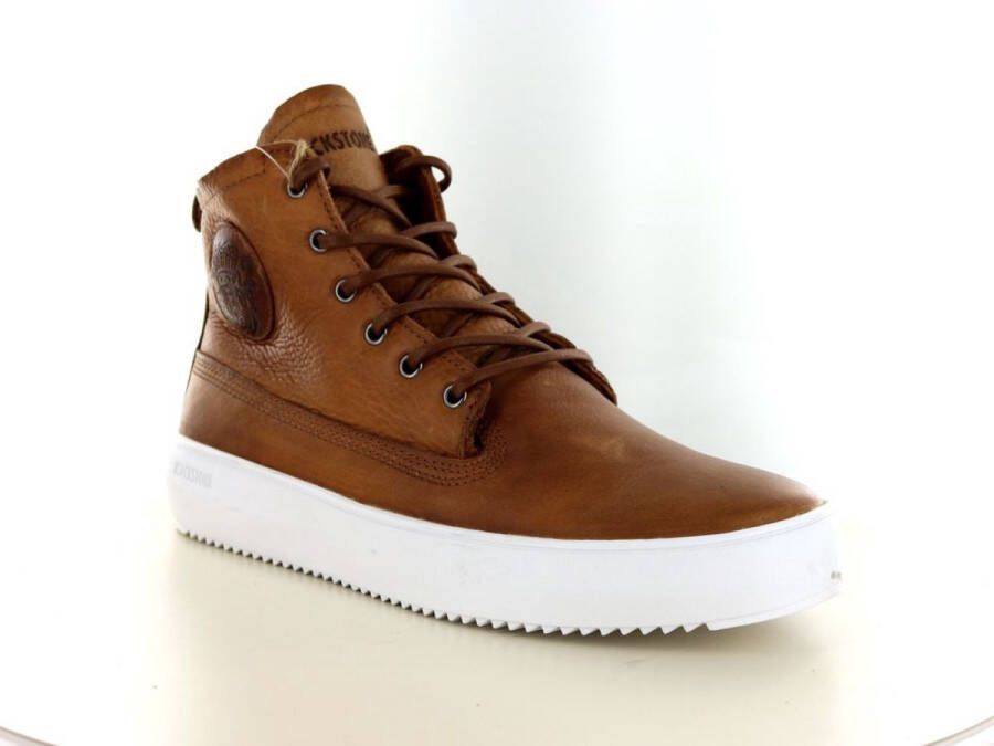 Blackstone Aspen Hoge sneakers Leren Sneaker Heren Bruin