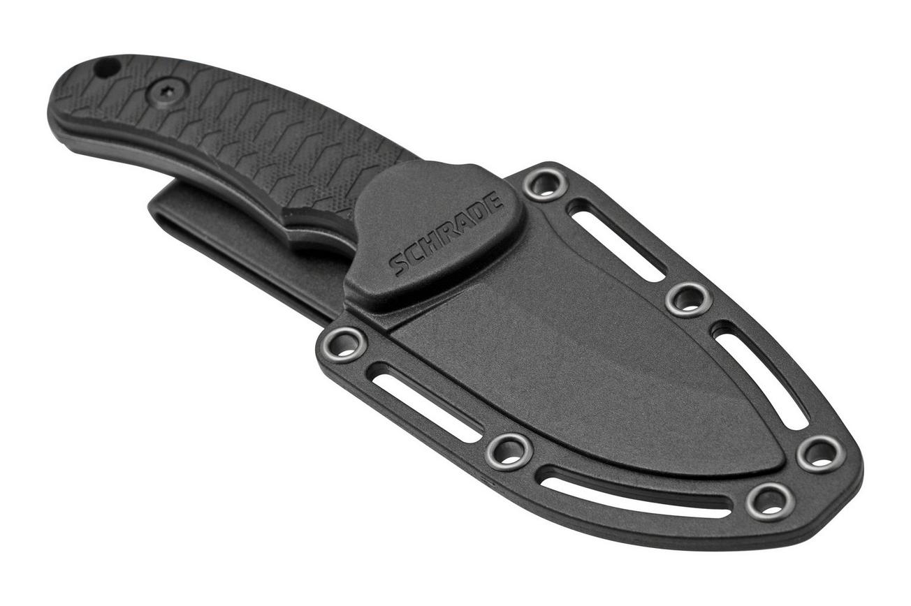 Schrade Wolverine Mini 1182519, zwart, vaststaand mes