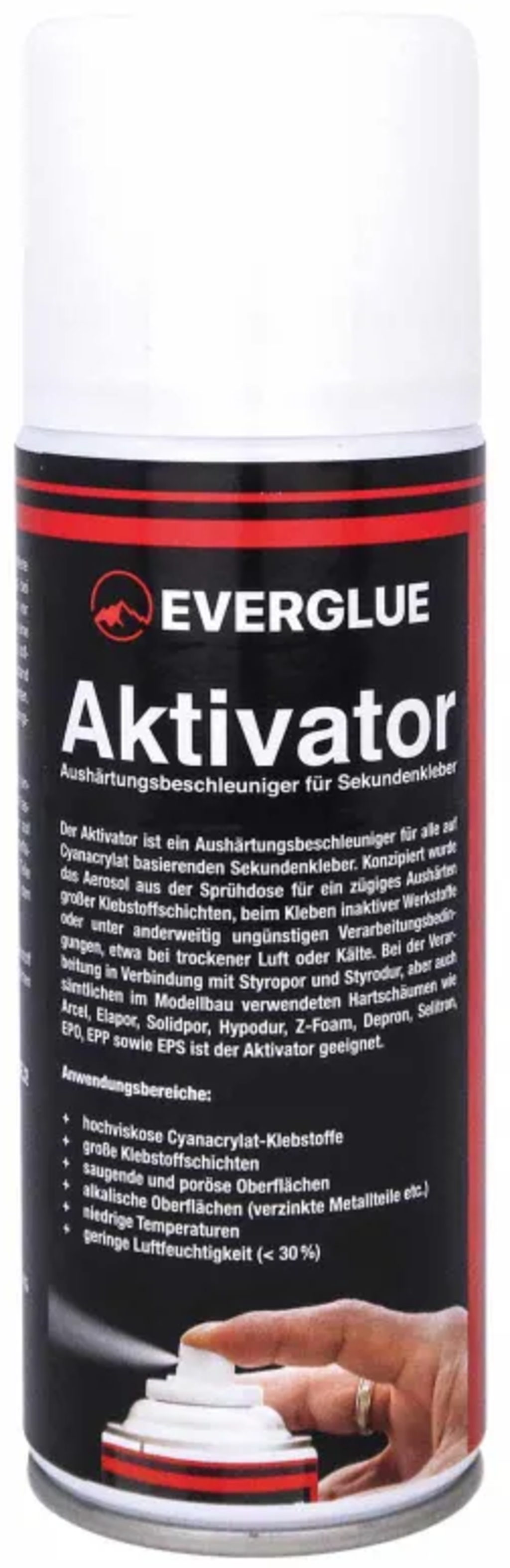 Everglue  Aktivator Spray, 200 ml    Aushärtungsbeschleuniger für Klebstoffe