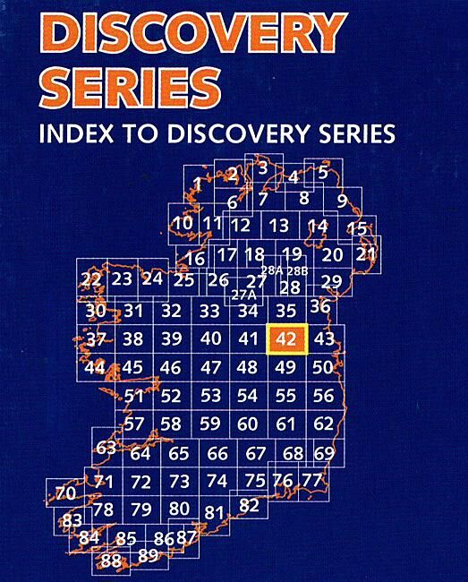 ORDNANCE SURVEY - 42 MEATH WESTMEAH IRLANDE 1 50 000