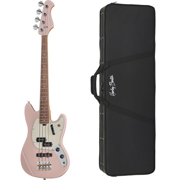 Harley Benton MV-4MSB Shell Pink w/Case