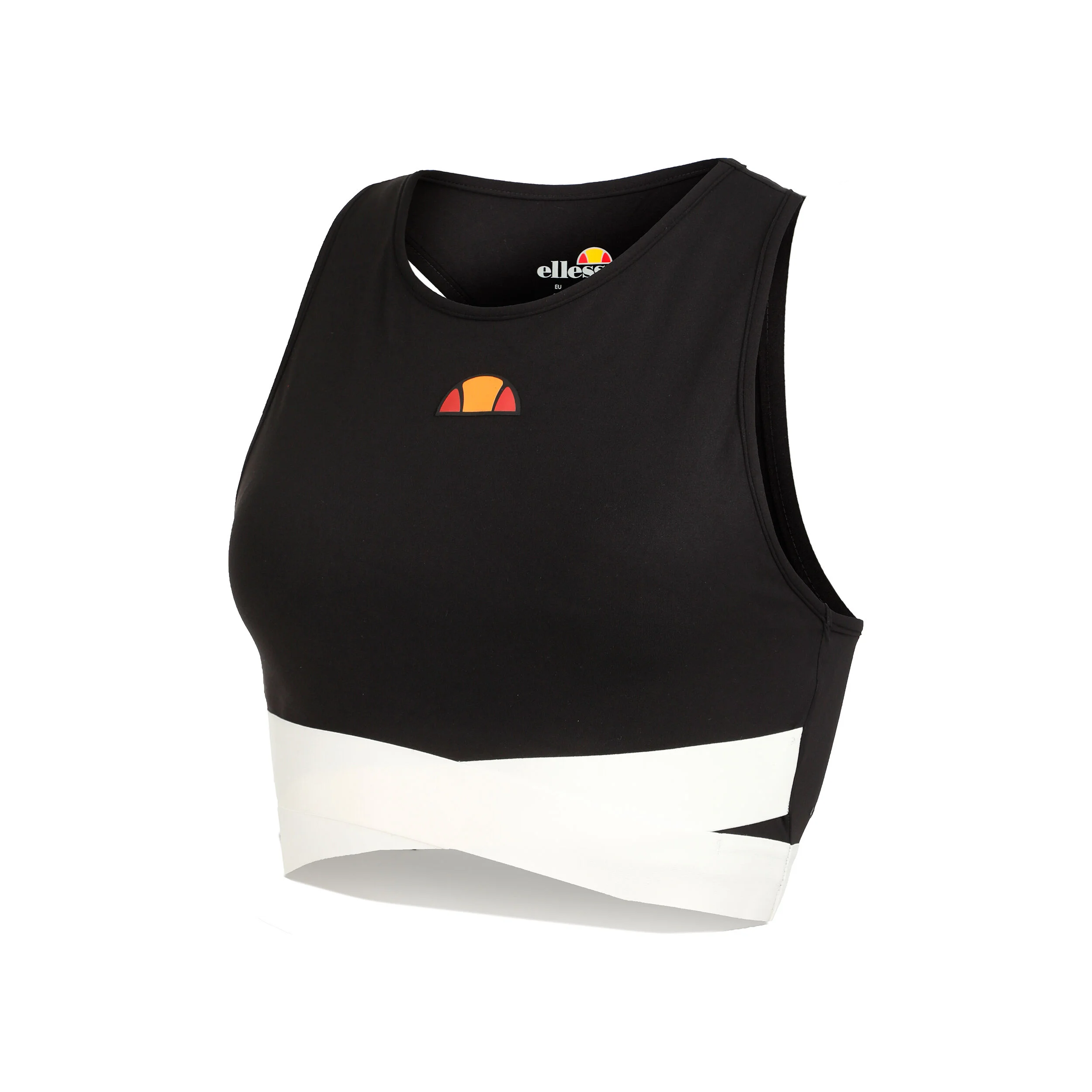 Ellesse Chroma Crop Maillot De Course Femmes - Noir