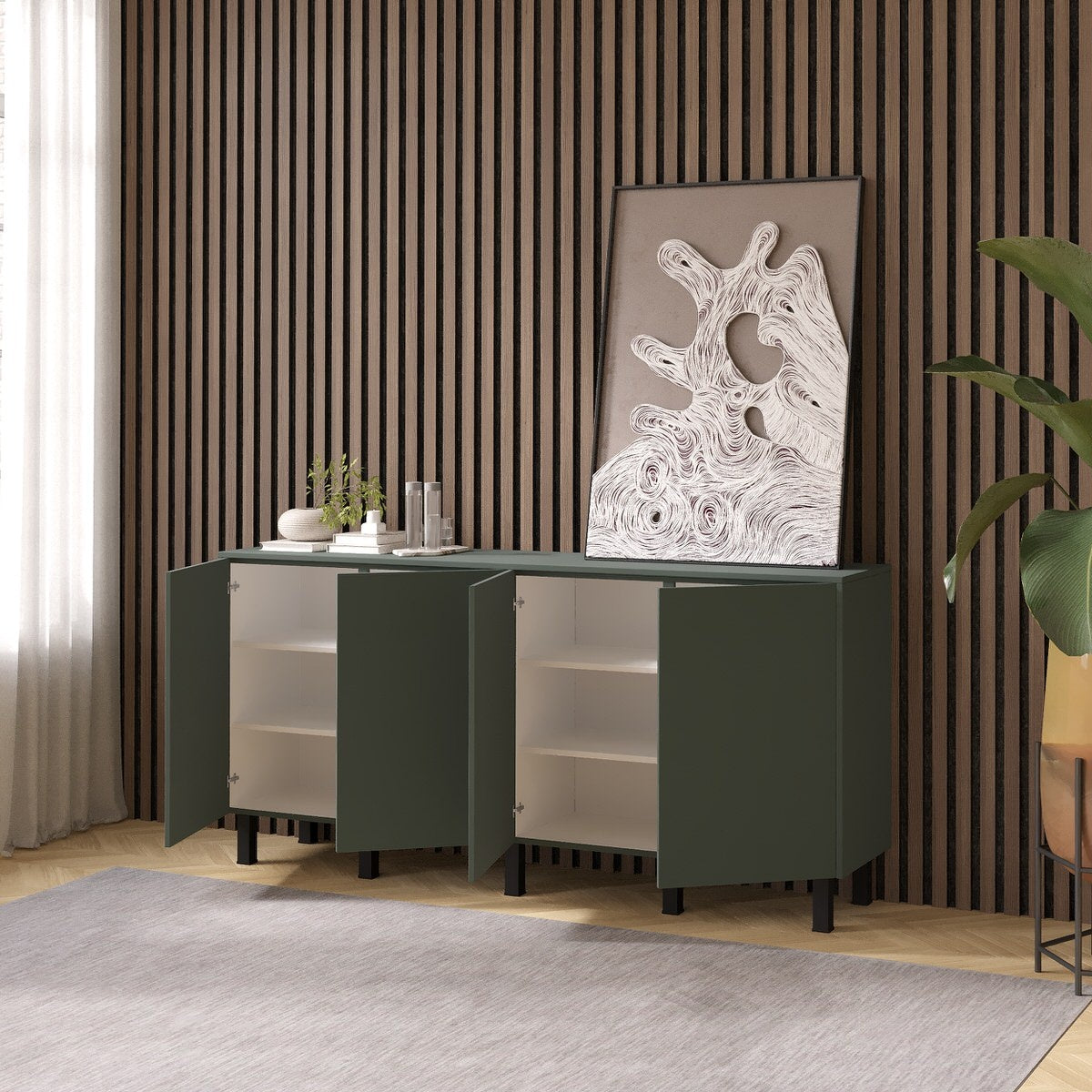 Artego Design Pastell Ayaya 183 cm Dressoir Eucalyptus