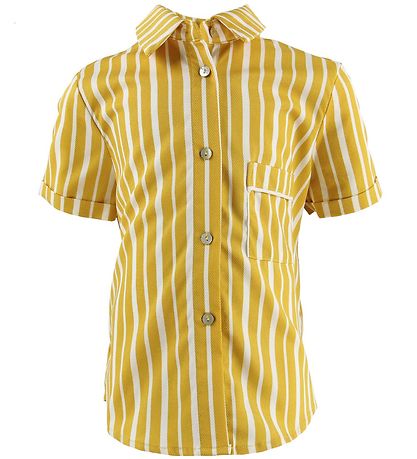 Grunt Bluse - Sofia - Gelg Gestreift