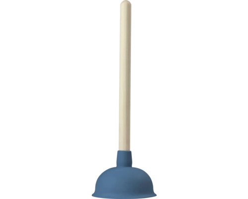Rubberen ontstopper, donkerblauw, 140 mm