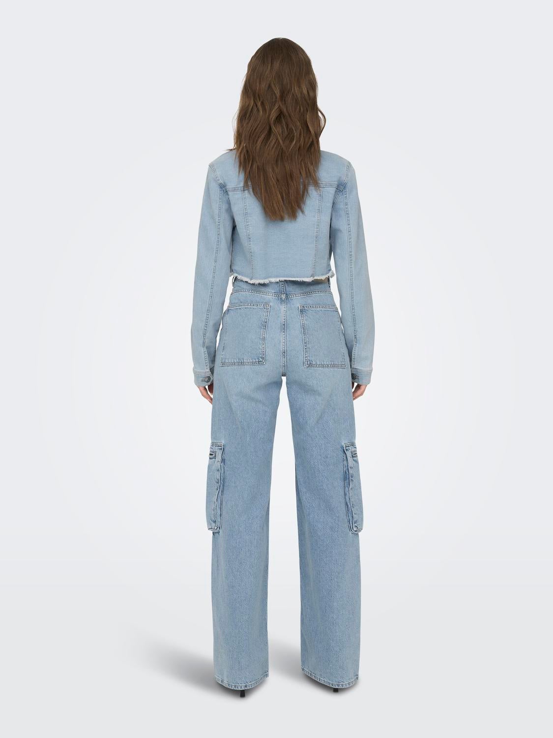 ONLWONDER Jeansjacke Light Blue Denim