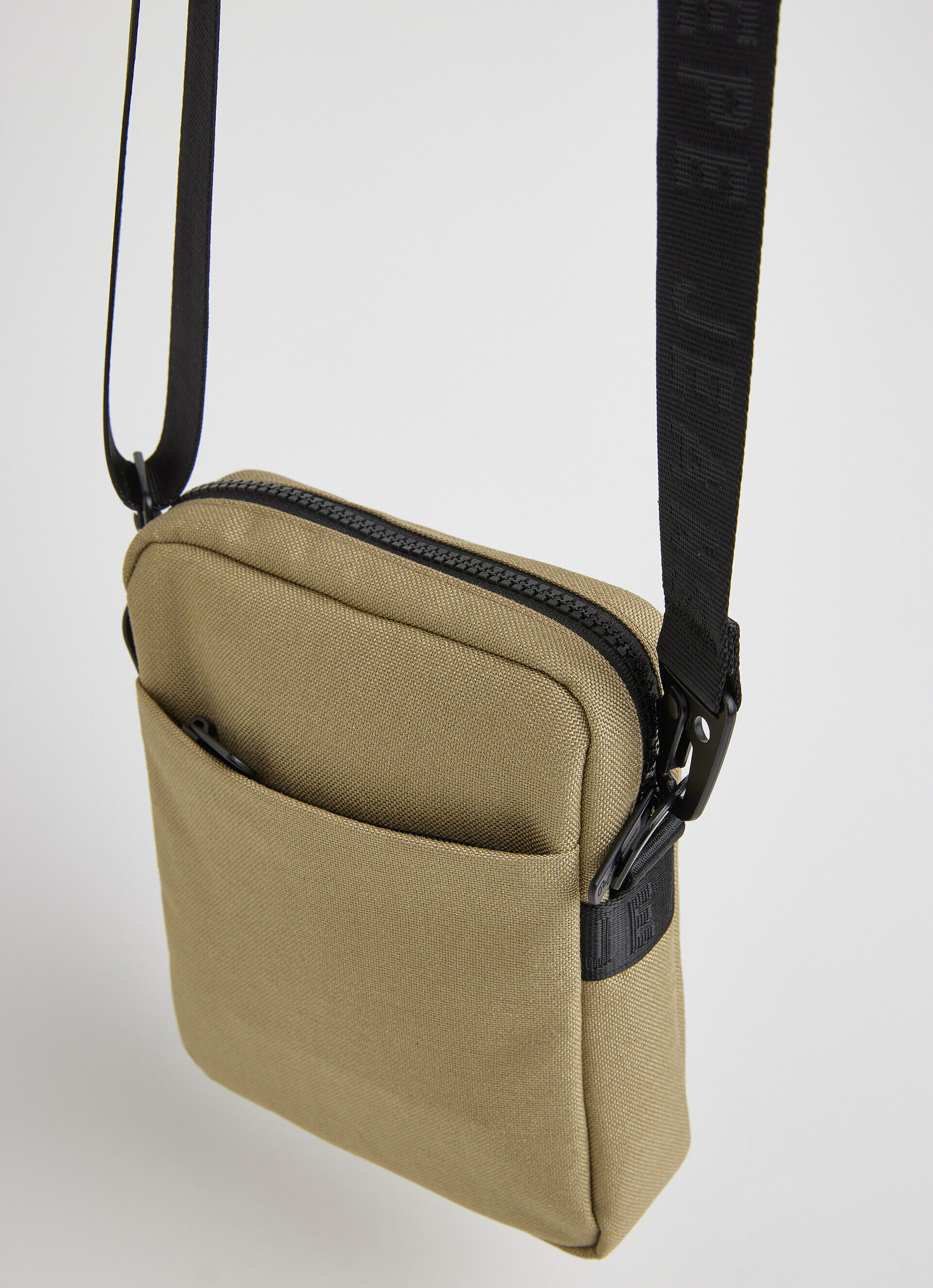 BANDOLERA TELA CON ASA AJUSTABLE - stone beigetalla única
