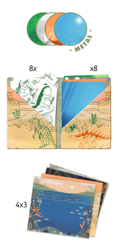 Djeco Djeco Artistic Patch Dino dj09463