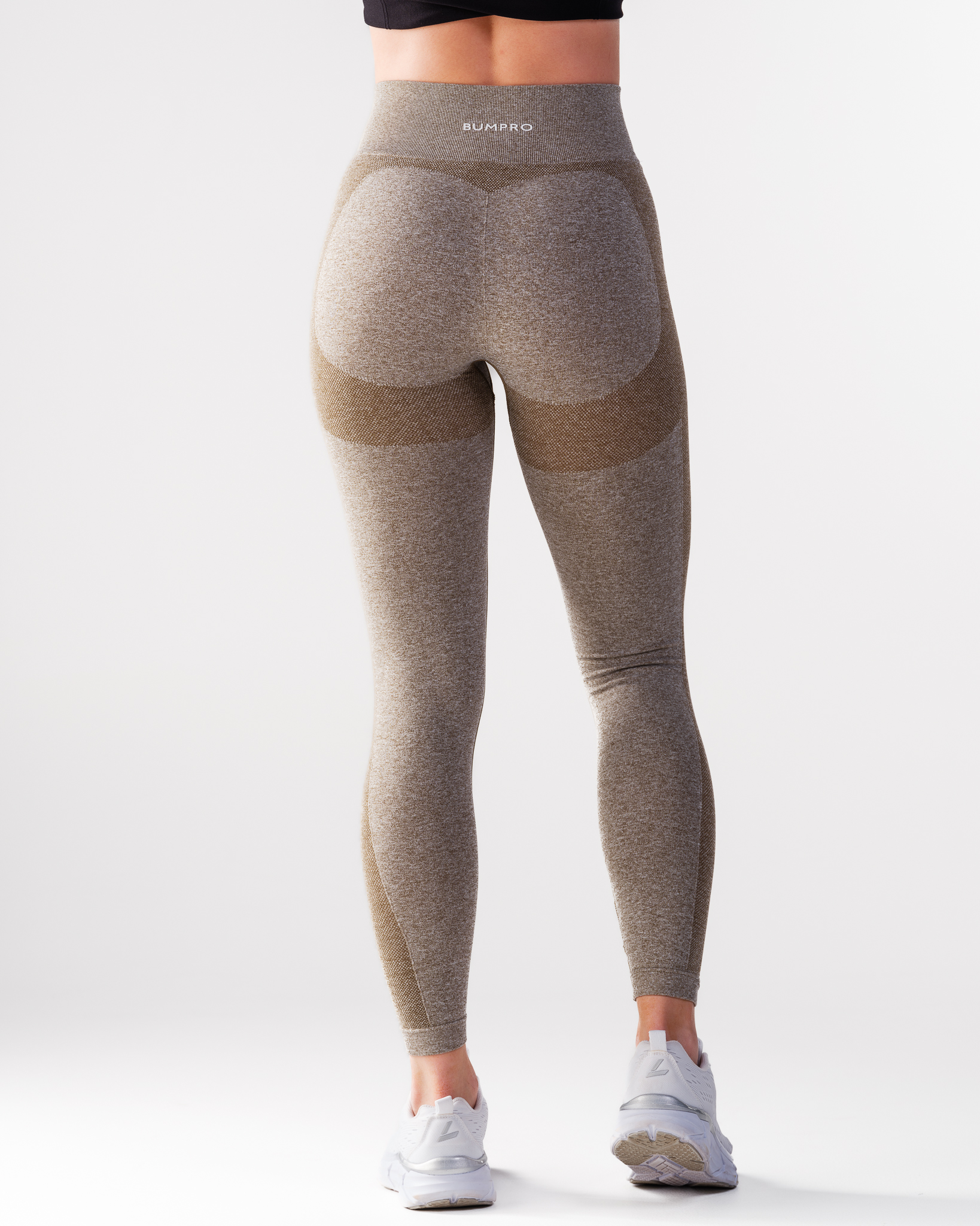 Bumpro Power Up! Tights Green Olive Marl
