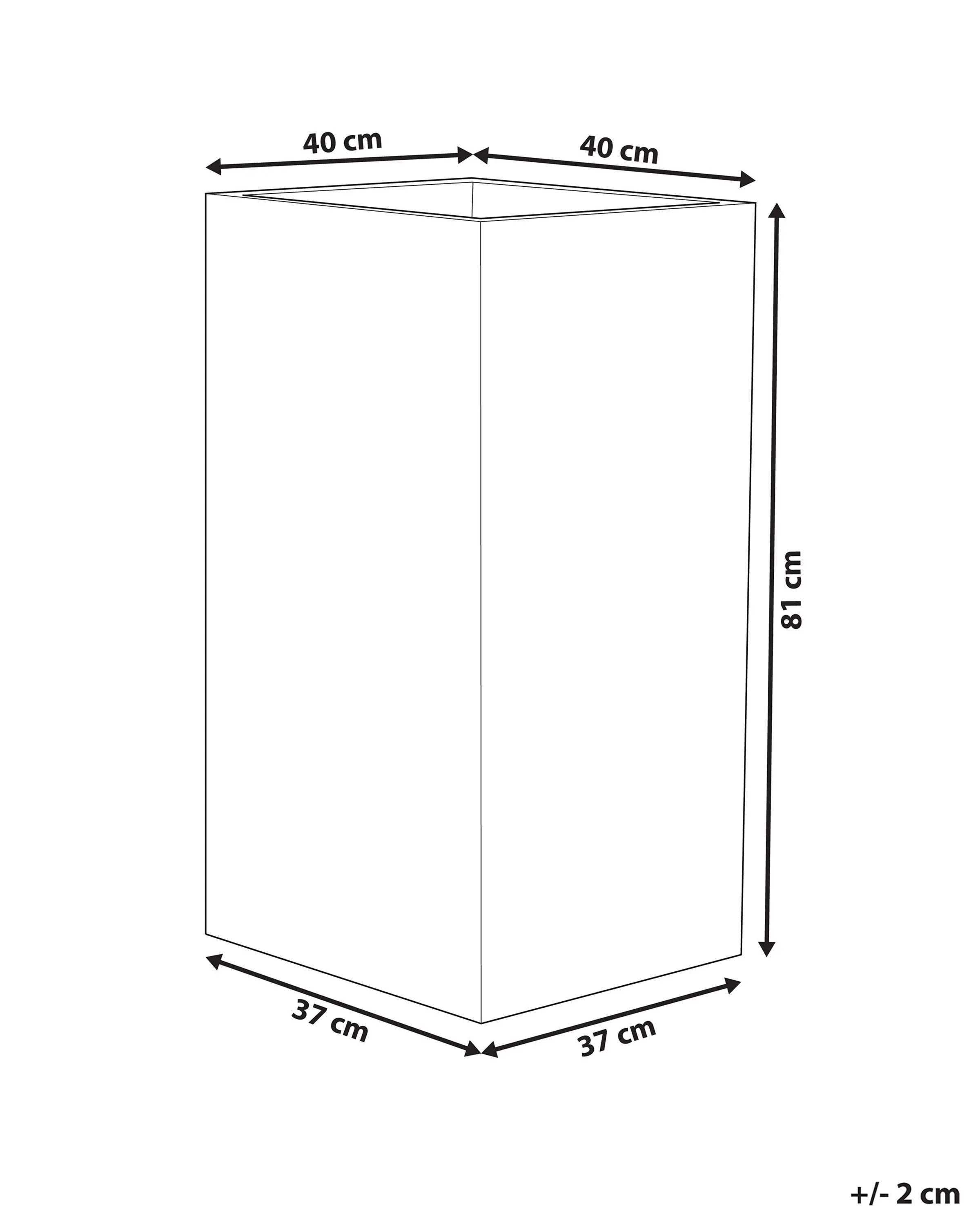 Bloempot TENNO 40 cm Beige