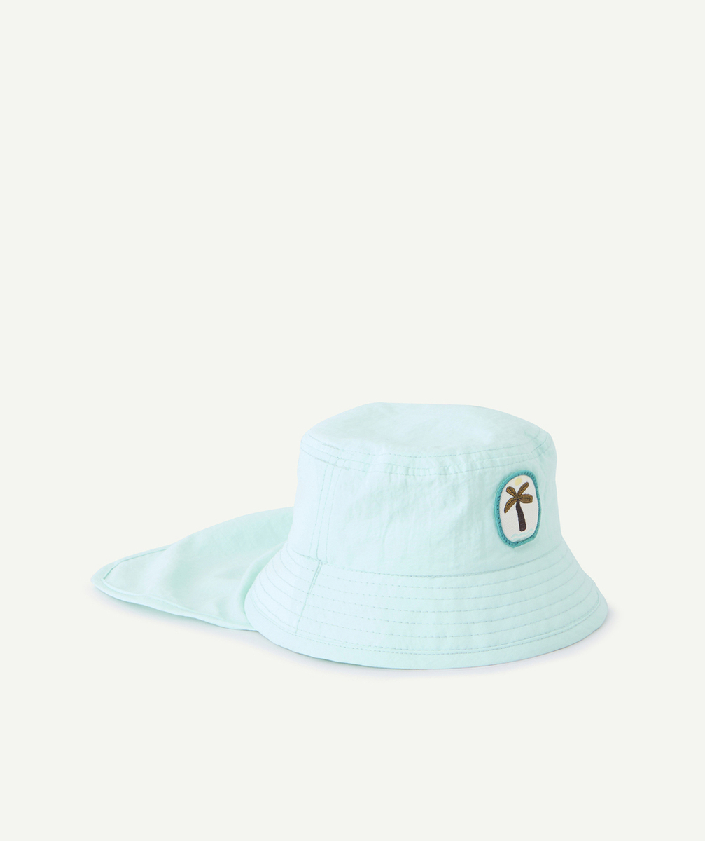 bob bébé garçon vert d'eau avec patch brodé palmier