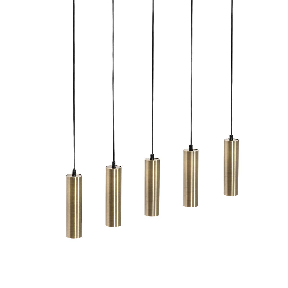 Moderne hanglamp brons 5-lichts - Jeana