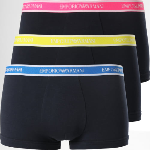 Lot De 3 Boxers 111357-2R717 Bleu Marine