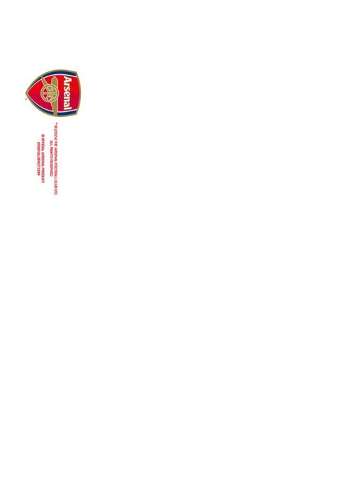 Arsenal | Verjaardagskaart | Met naam