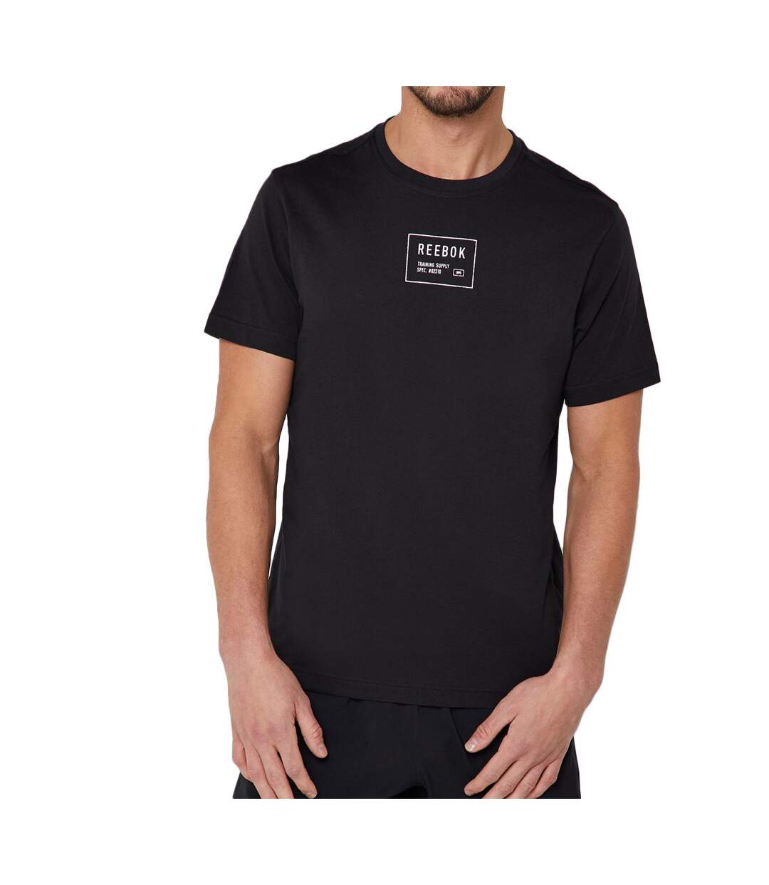 T-shirt Noir Homme Reebok Training Supply