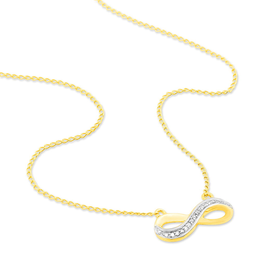 Collier Chacha Or Jaune Diamant