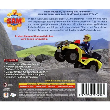 Edel Kids CD Feuerwehrmann SAM - Einsatz in den Bergen