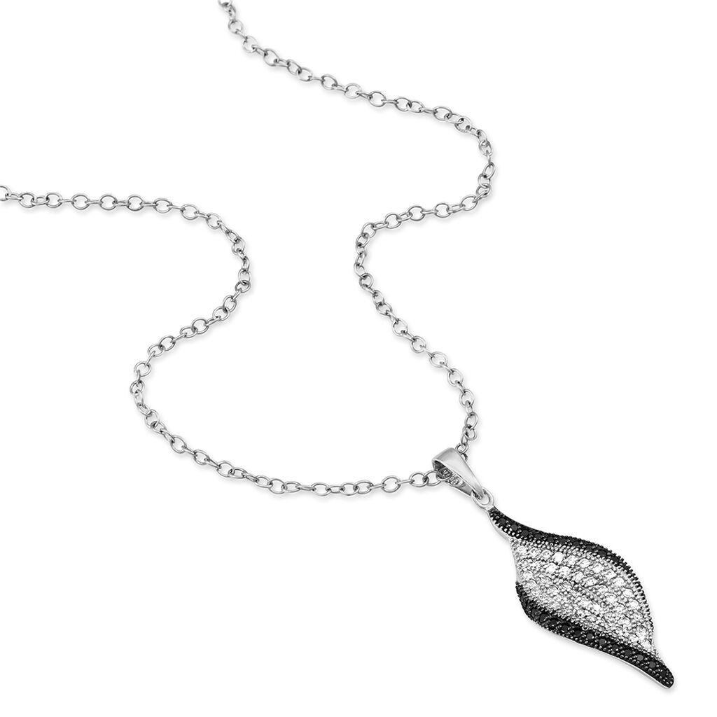 Collier Averill Argent Blanc Oxyde De Zirconium