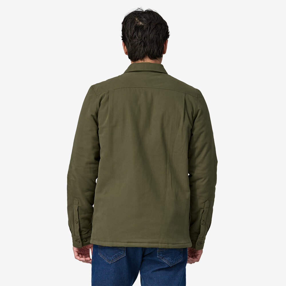 Isoliertes Herren-Flanellhemd aus Bio-Baumwolle, mittelschwer, Fjord-Stil