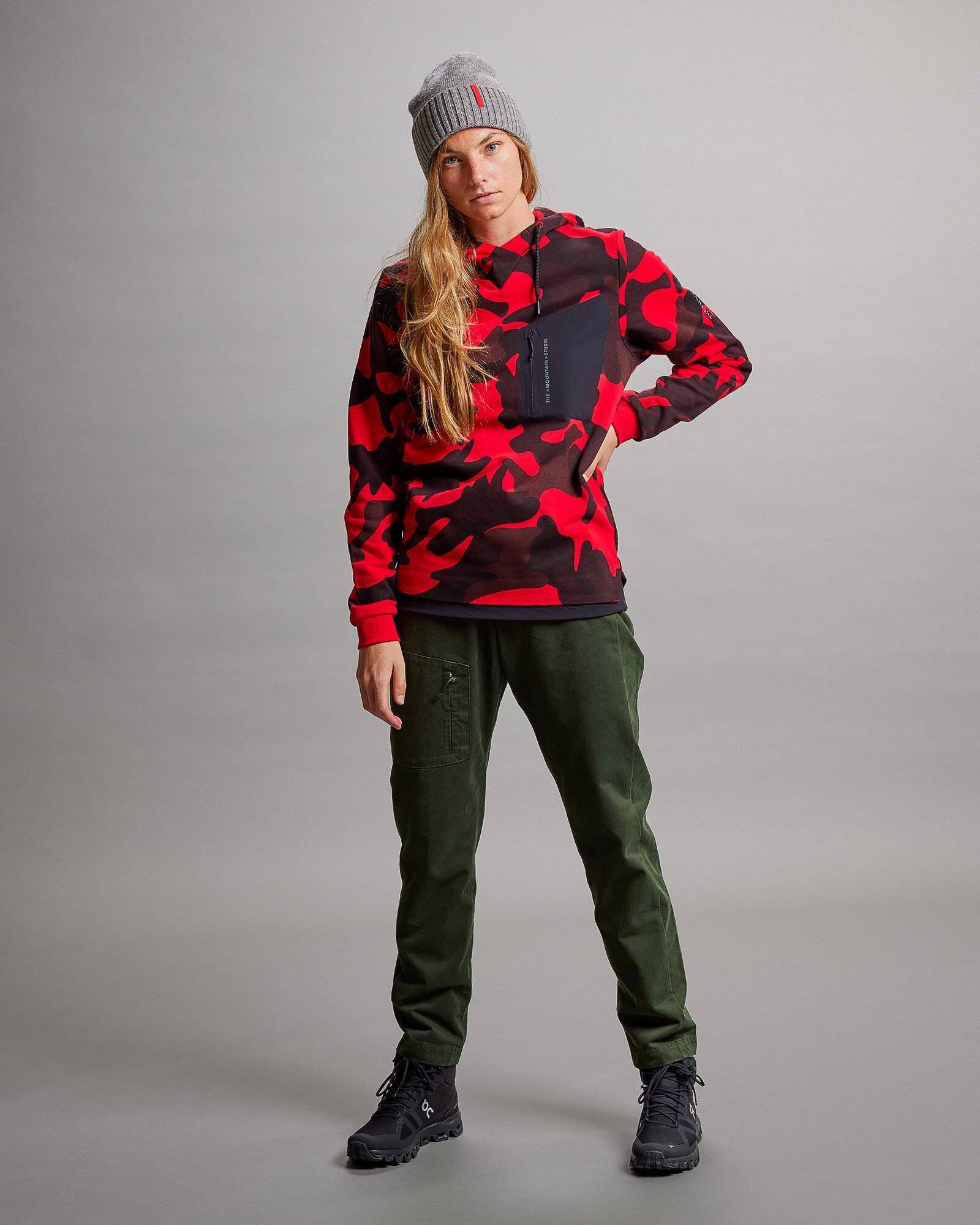 The Mountain Studio| Herren Hoodie ORGANIC COTTON CAMO HOOD
