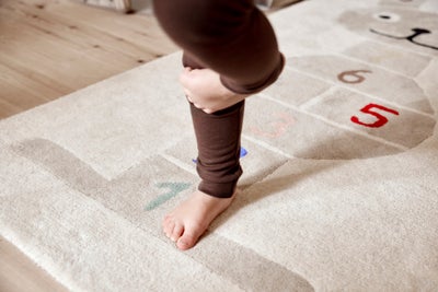 OYOY Mini Kanin Hopscotch Gulvteppe 75x180, Clay