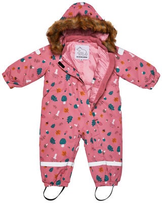 Nordbjørn Vindö Babydress, Mushroom Kaboom Pink