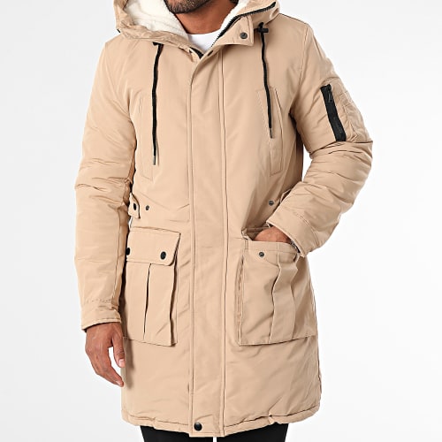 Parka Capuche Beige
