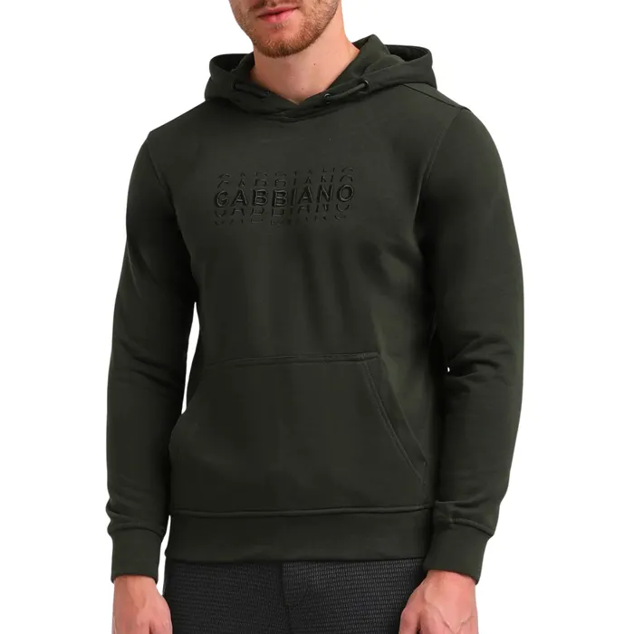 Gabbiano 3D Embroidery Hoodie Heren