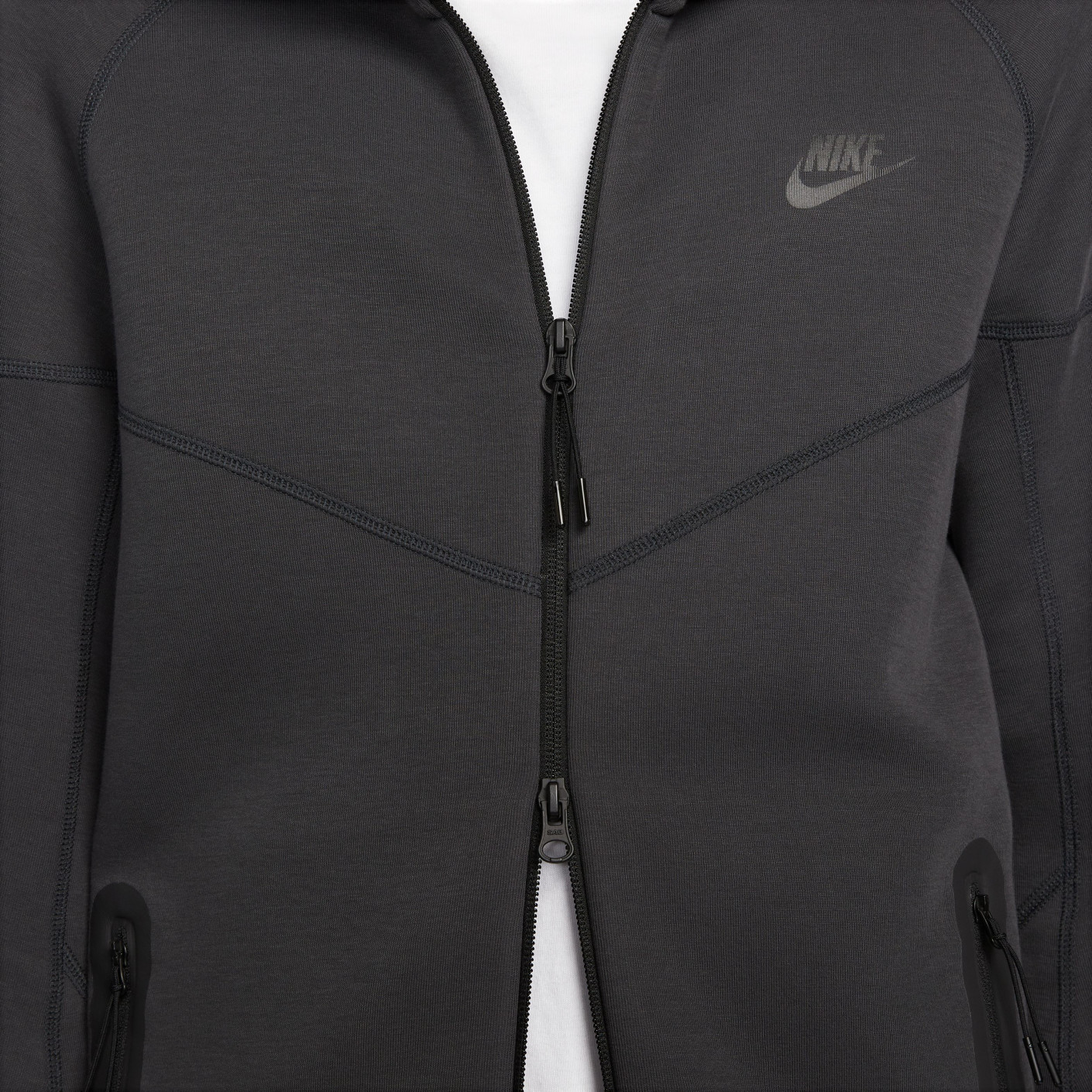 Nike Tech Fleece Sportswear Vest Donkergrijs Zwart
