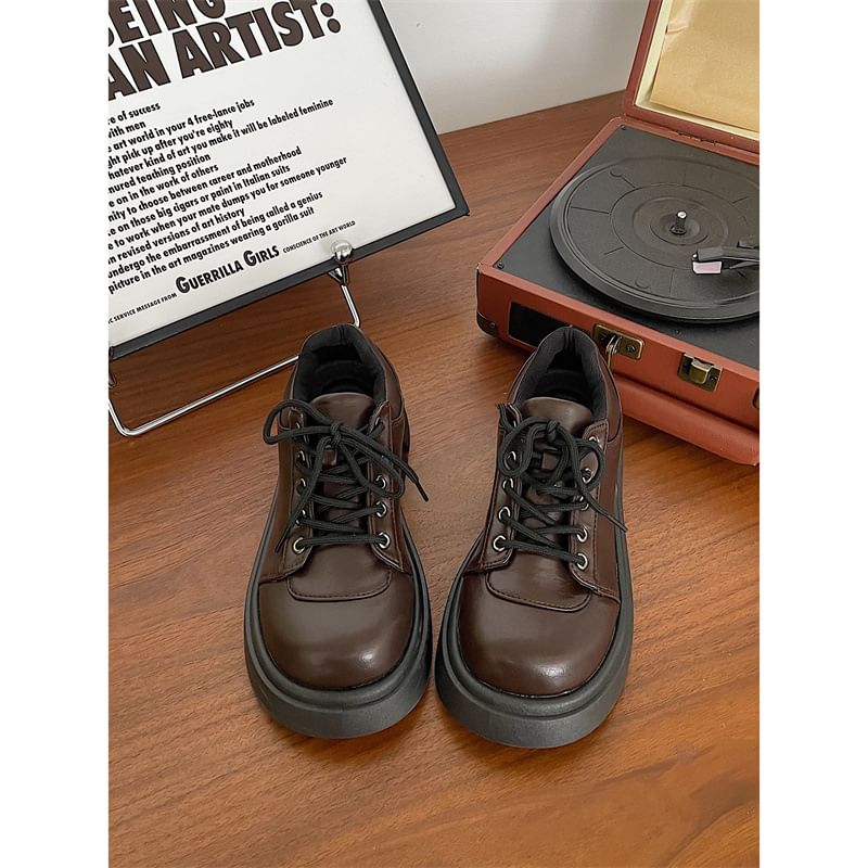 telijimi - Veterschoenen met platform