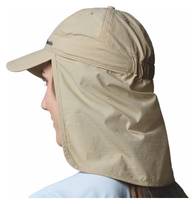 Casquette Protège-nuque Columbia Schooner Bank II Beige Unisexe