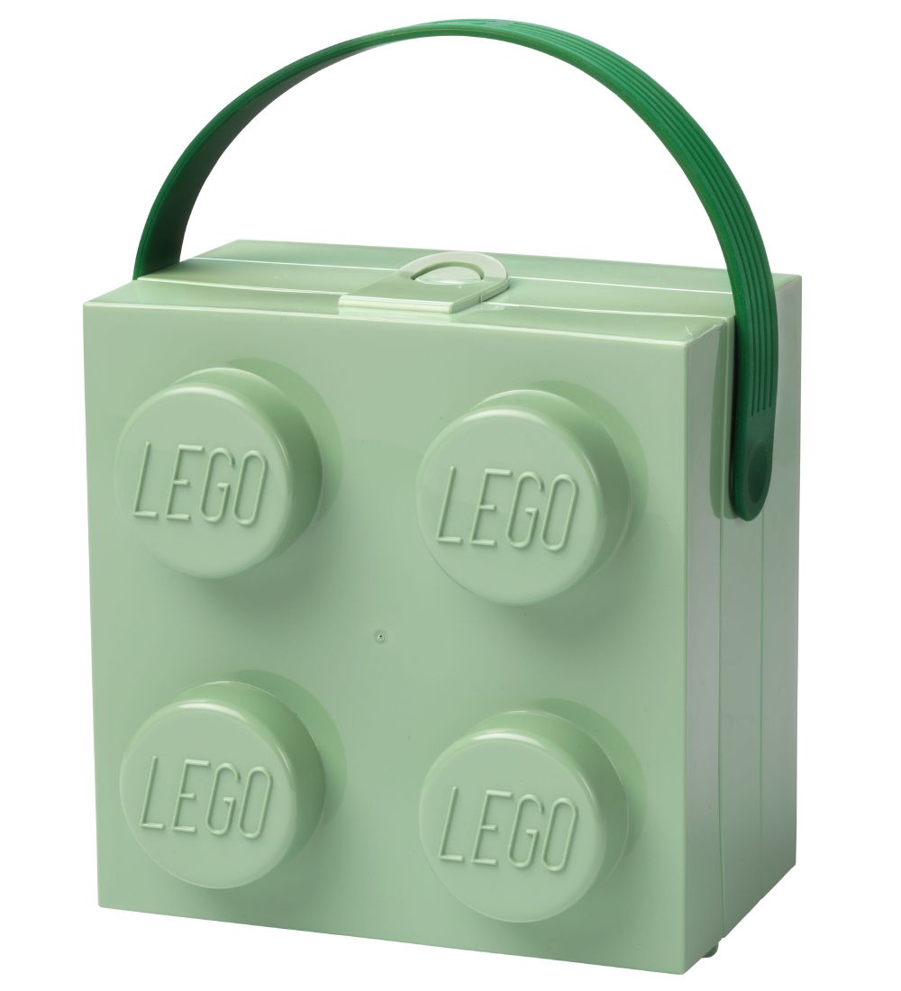 LEGO® Storage Brotdose - 11,5x15,5x15,8 - 4 Knäufe - Sand Green