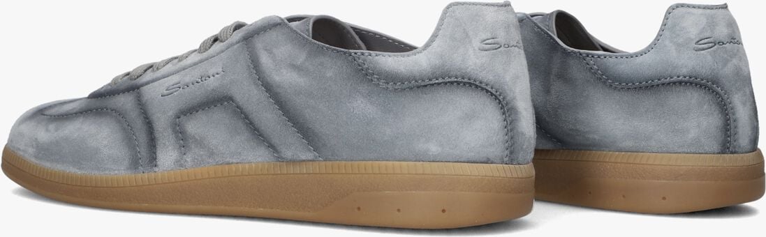 lichtgrijze santoni lage sneakers oly cube