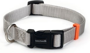 Beeztees hondenhalsband Uni lichtgrijs 26-40 cm x 15 mm