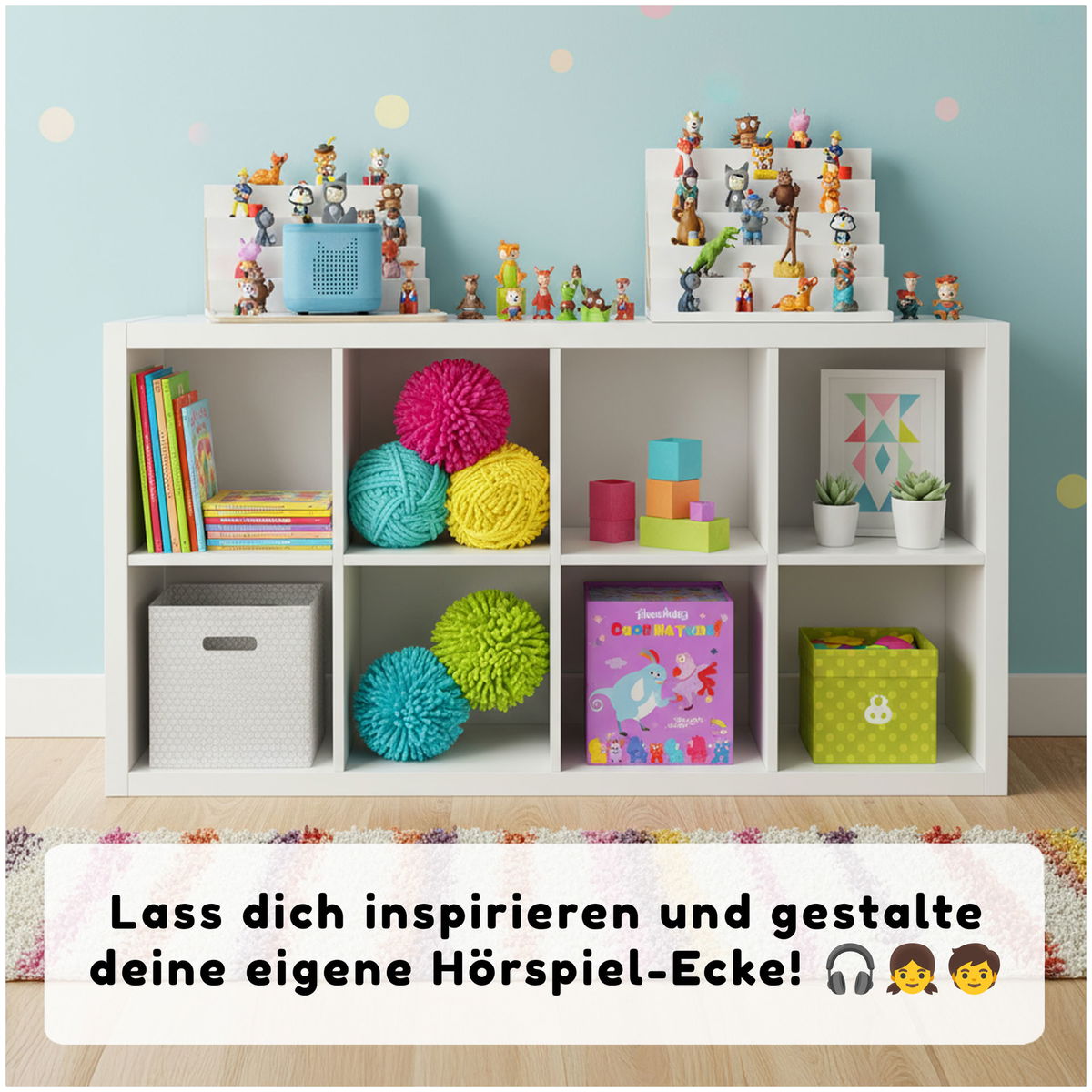 stadteckenstadtecken   Regal für Toniebox 1 und 2 Kallax System 01 mit Aussparung