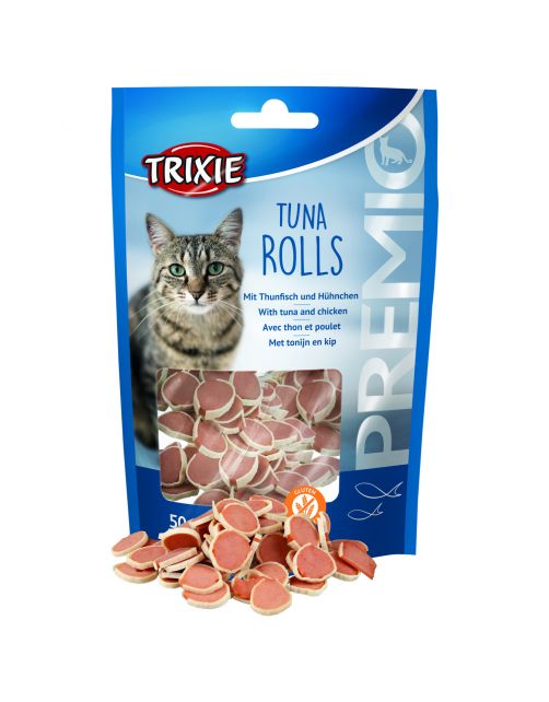 Trixie Premio Rolls - Kattensnack - Tonijn 50 g
