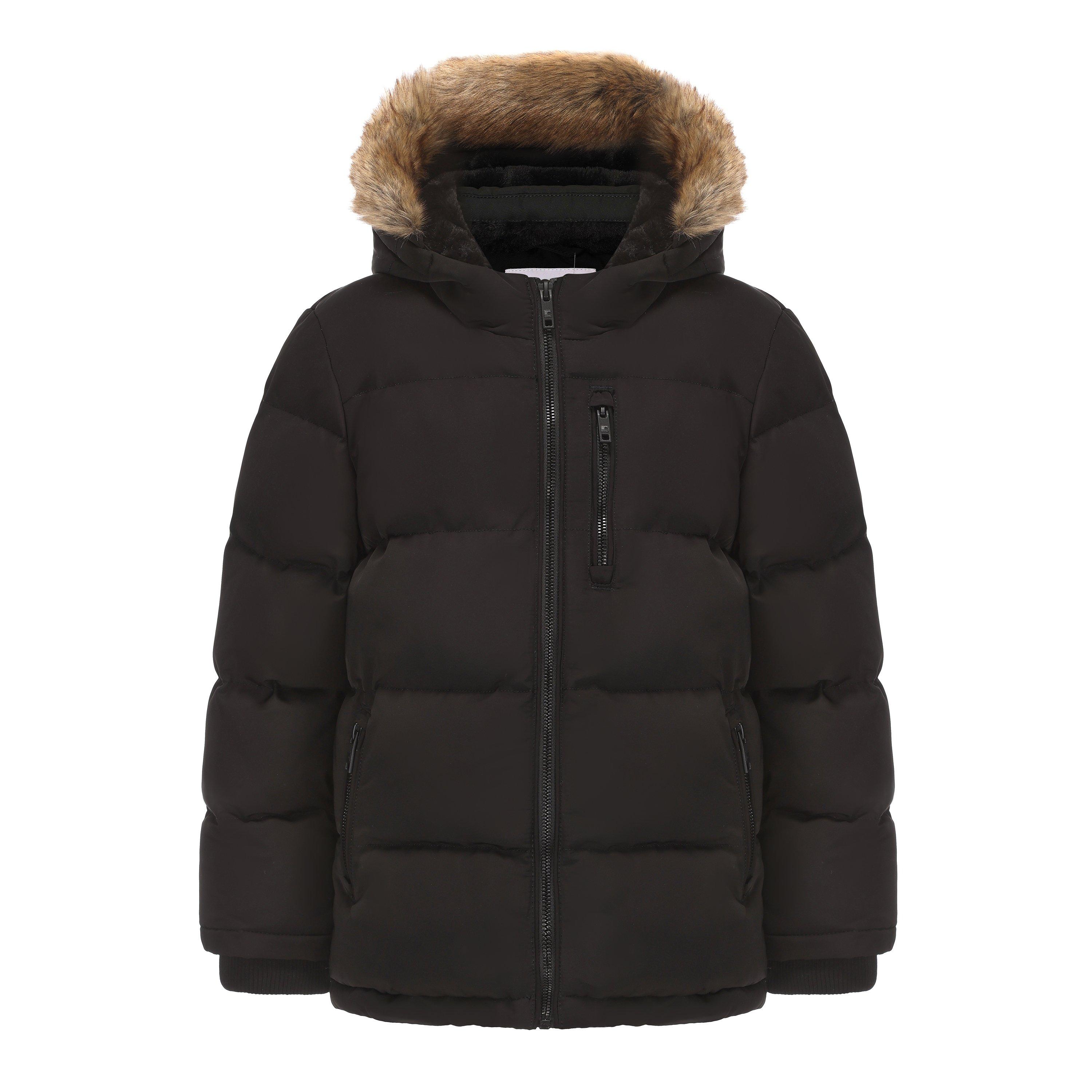 SoulCal Boys 2 Zip Bubble Jacket Junior