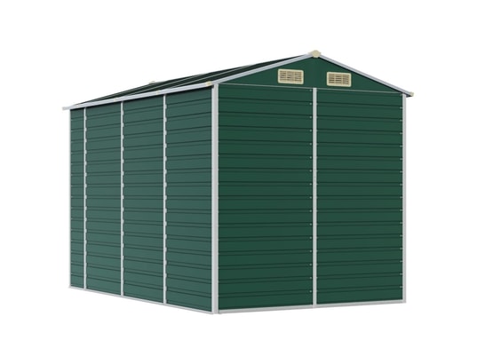 VIDAXL - Abri de jardin vert 191x300x198 cm acier galvanisé